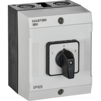 Переключатель кулачковый IEK MI-CS20-010-075 10А (сх. 75) в боксе стандартная рукоятка